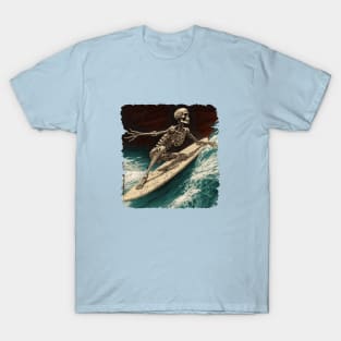 Surfing Skeleton T-Shirt